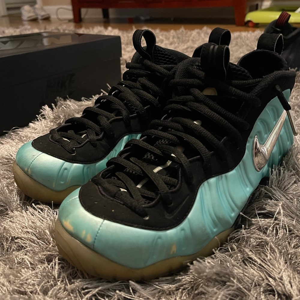 teal foamposites men